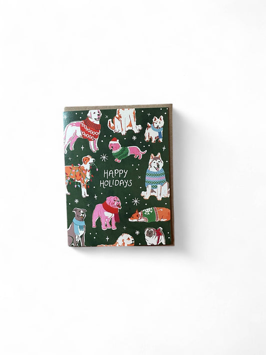 Holiday Dogs Card