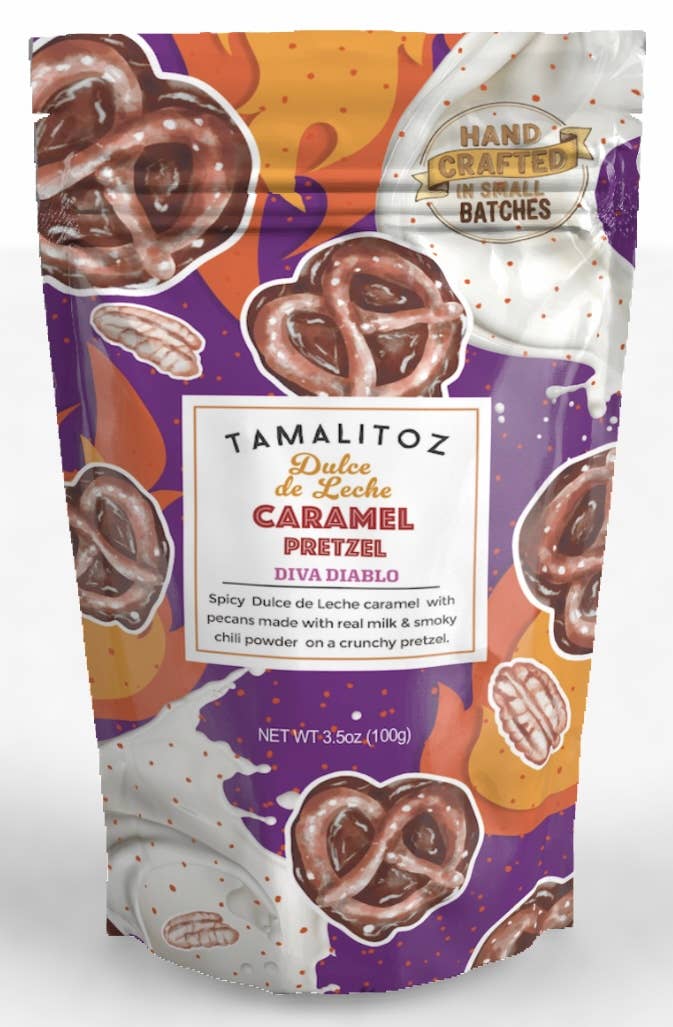 Tamalitoz Dulce de Leche Caramel - Diva Diablo Pretzel