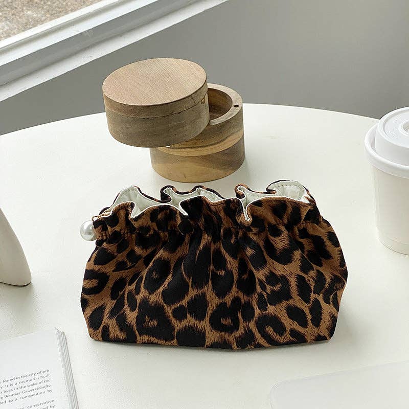 Leopard Print Cosmetic Bag