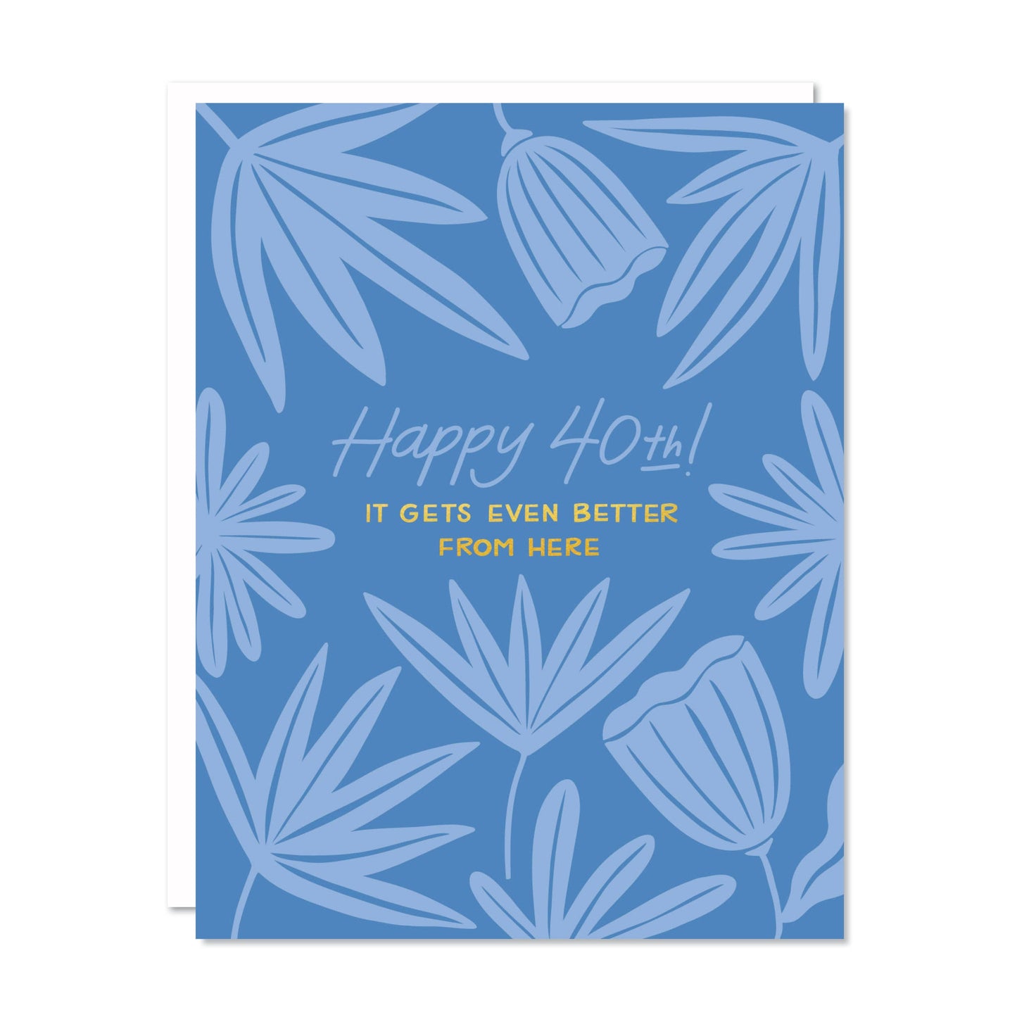 40th Birthday - Milestone Birthday Card