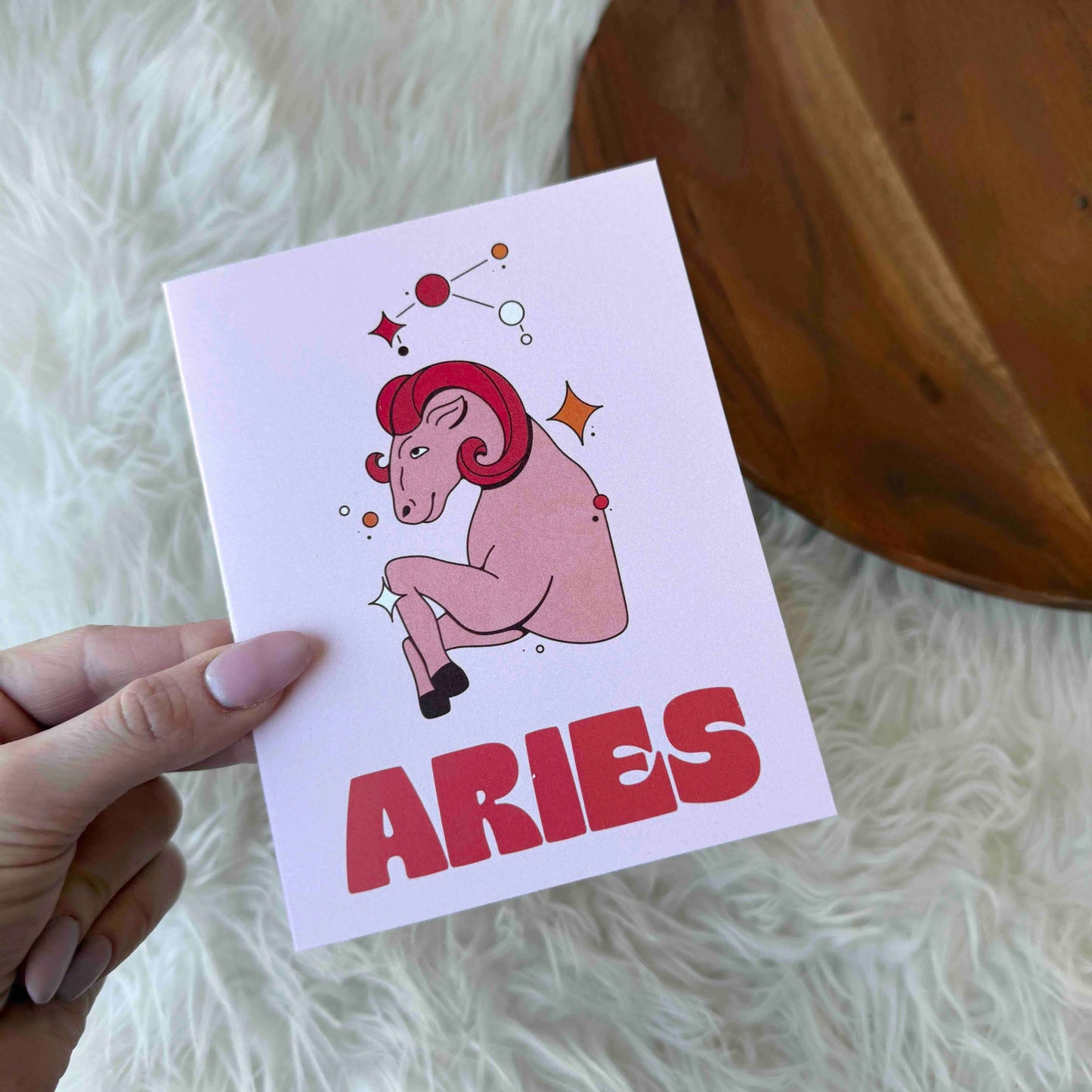 Aries Zodiac Greeting Card