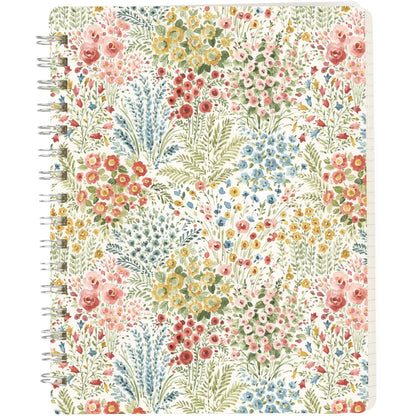 Mixed Floral Spiral Notebook