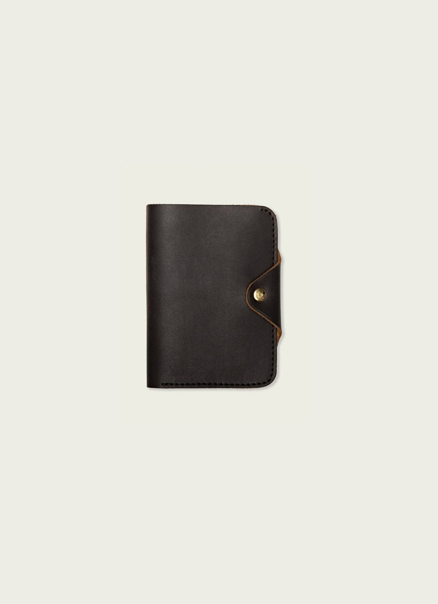 Leather Snap Passport Travel Wallet
