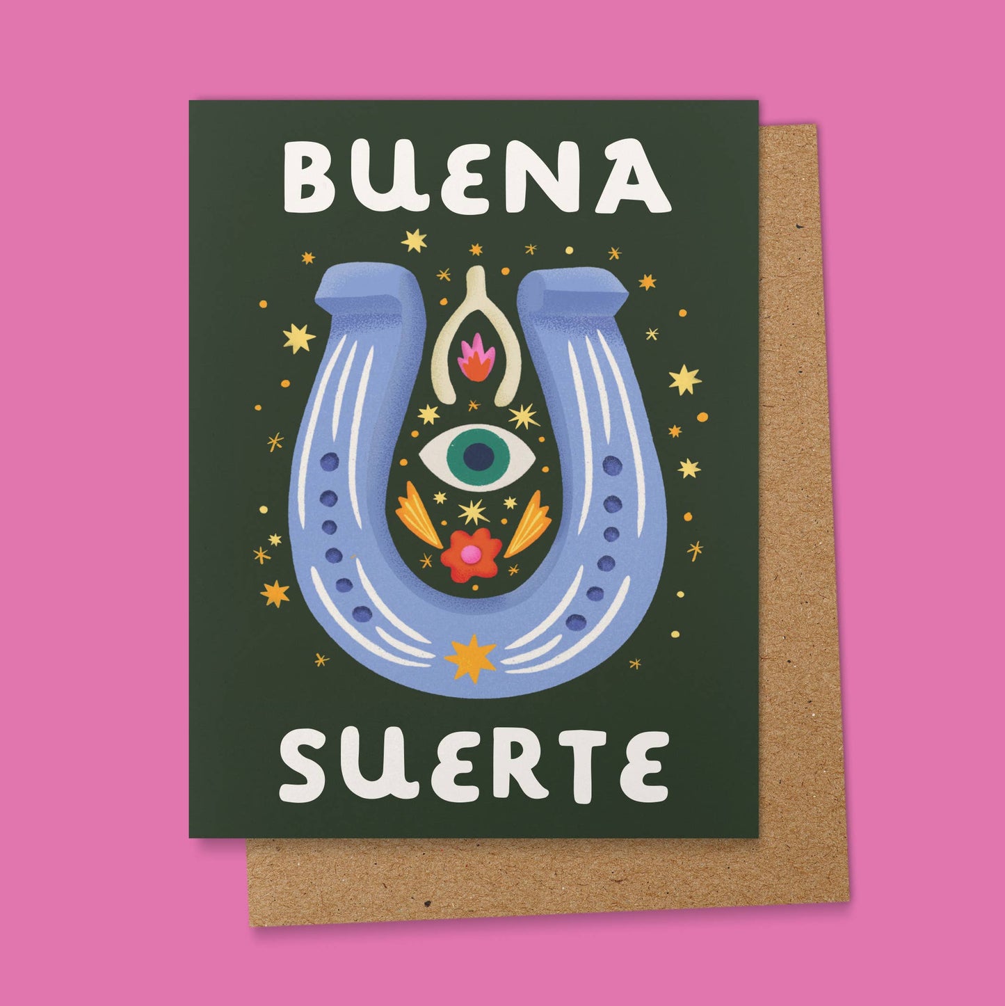 Buena Suerte Spanish Greeting Card