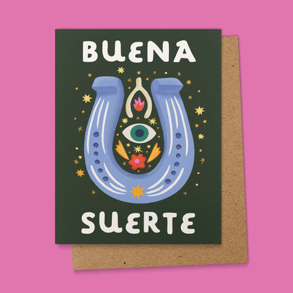 Buena Suerte Spanish Greeting Card