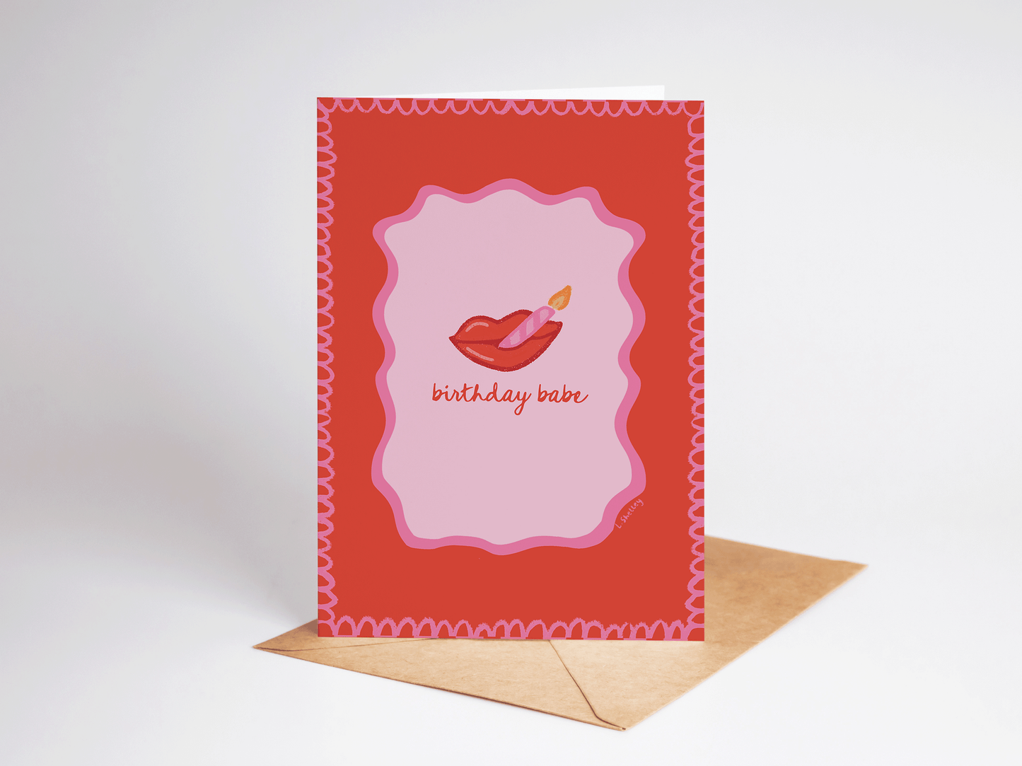 Birthday Babe Greeting Card