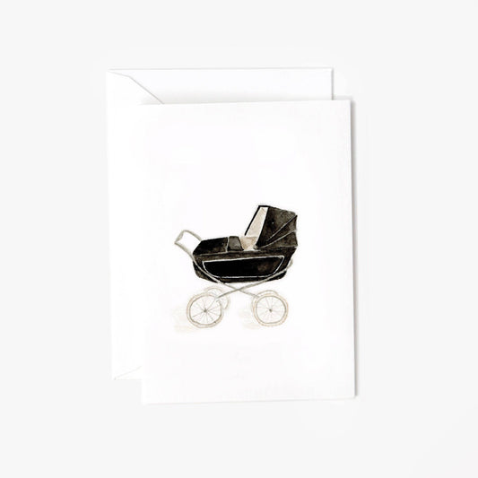 Baby carriage mini card