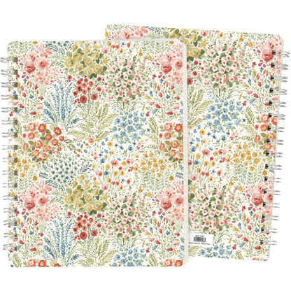 Mixed Floral Spiral Notebook