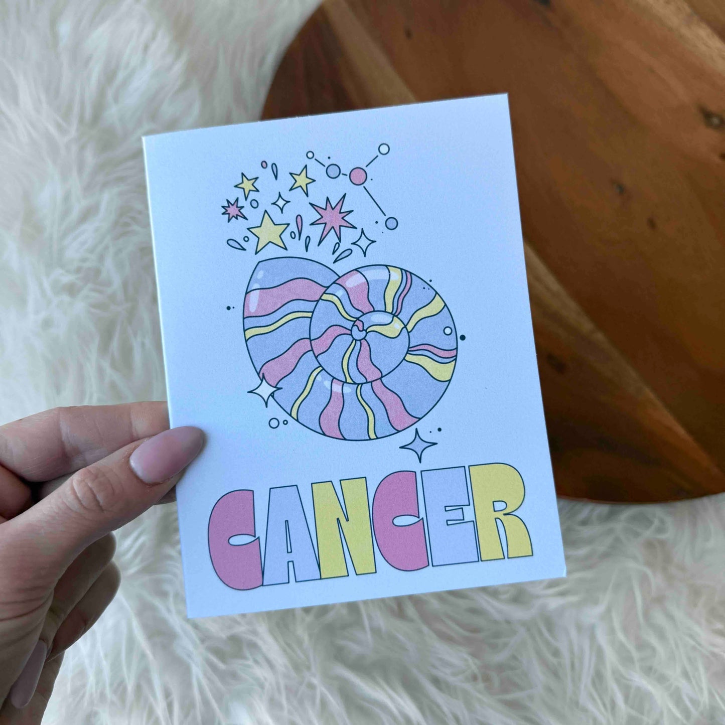 Cancer Zodiac Greeting Card