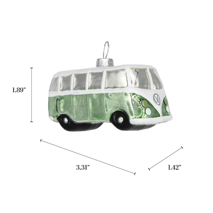 VW Green Van Ornament