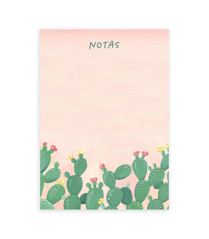 Spanish Notas Nopales Notepad