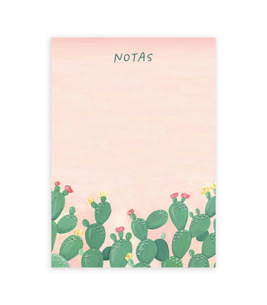 Spanish Notas Nopales Notepad