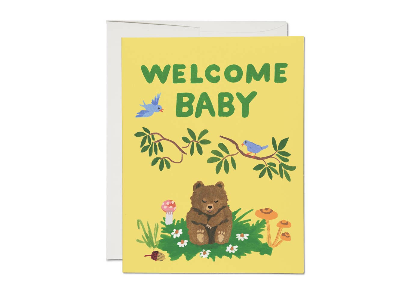 Welcome Baby Cub Greeting Card