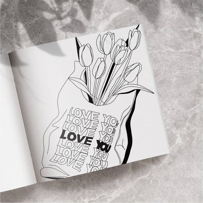 Love In Bloom Coloring Book
