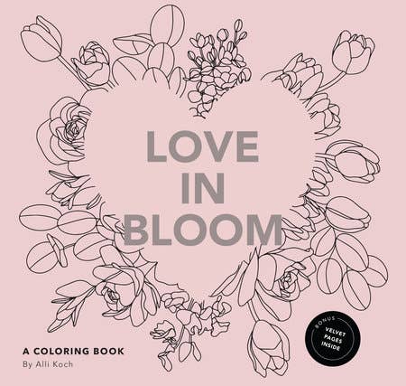 Love In Bloom Coloring Book