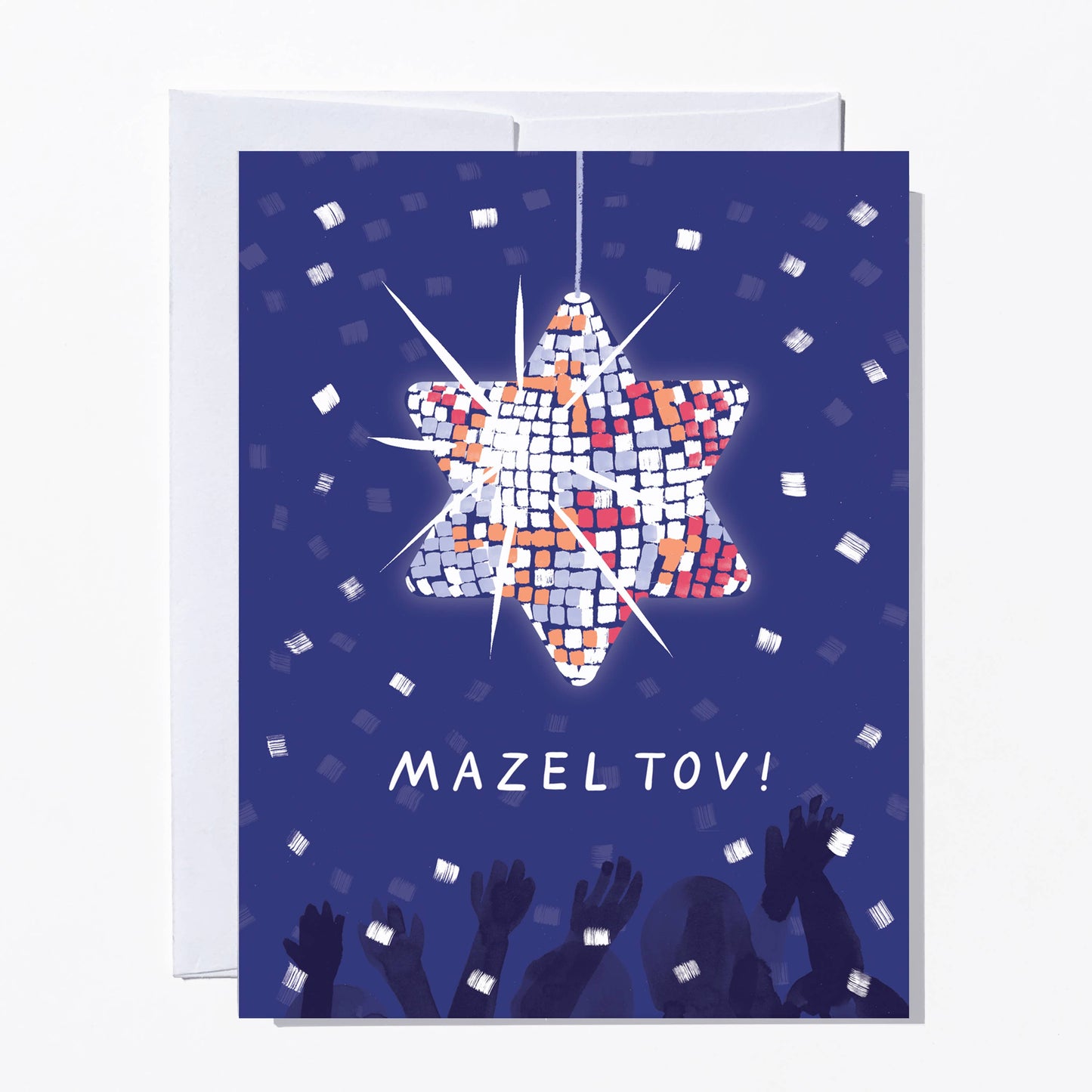 Disco Star Bar/Bat Mitzvah Card