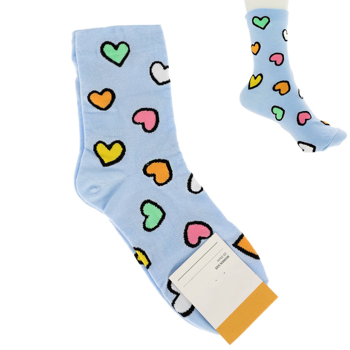 Multicolor Heart socks