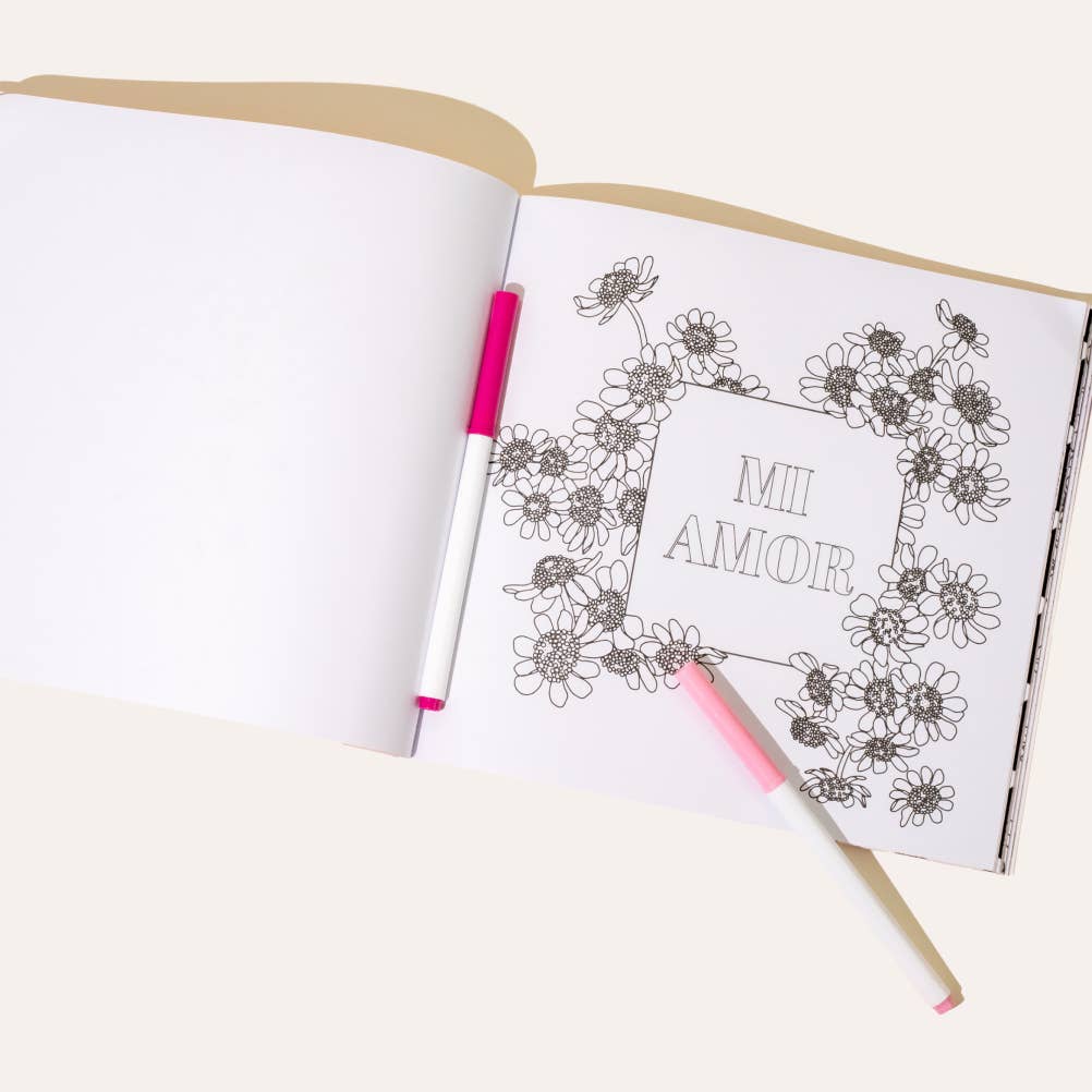 Love In Bloom Coloring Book