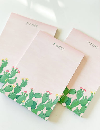 Spanish Notas Nopales Notepad