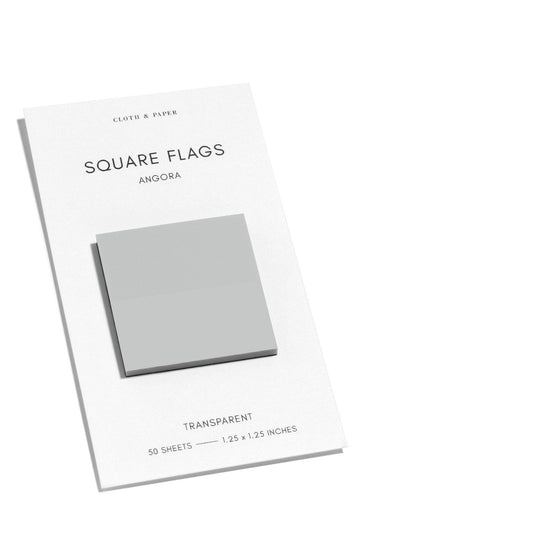 Square Transparent Page Flags
