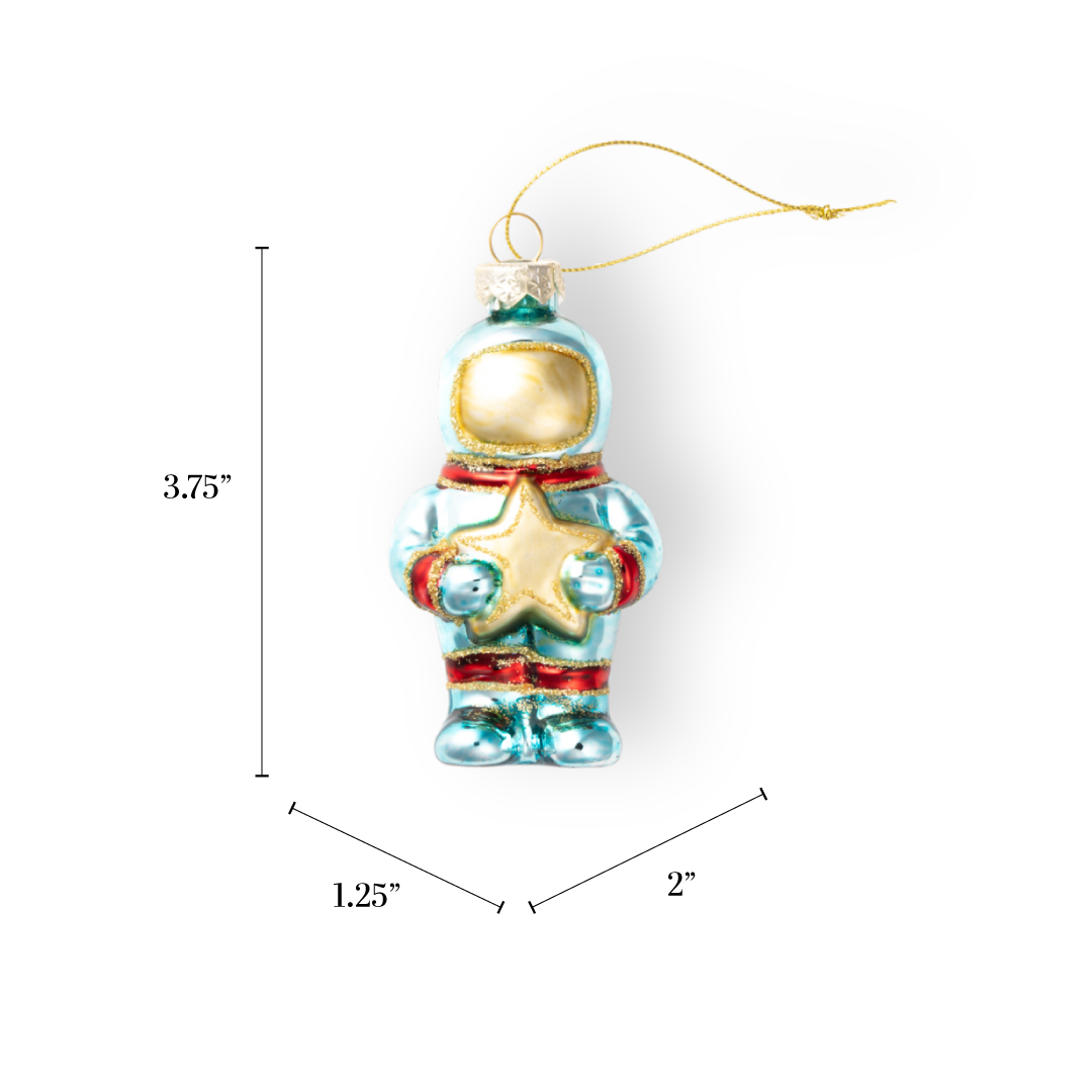 Blue Astronaut Ornament