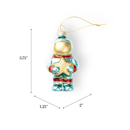 Blue Astronaut Ornament