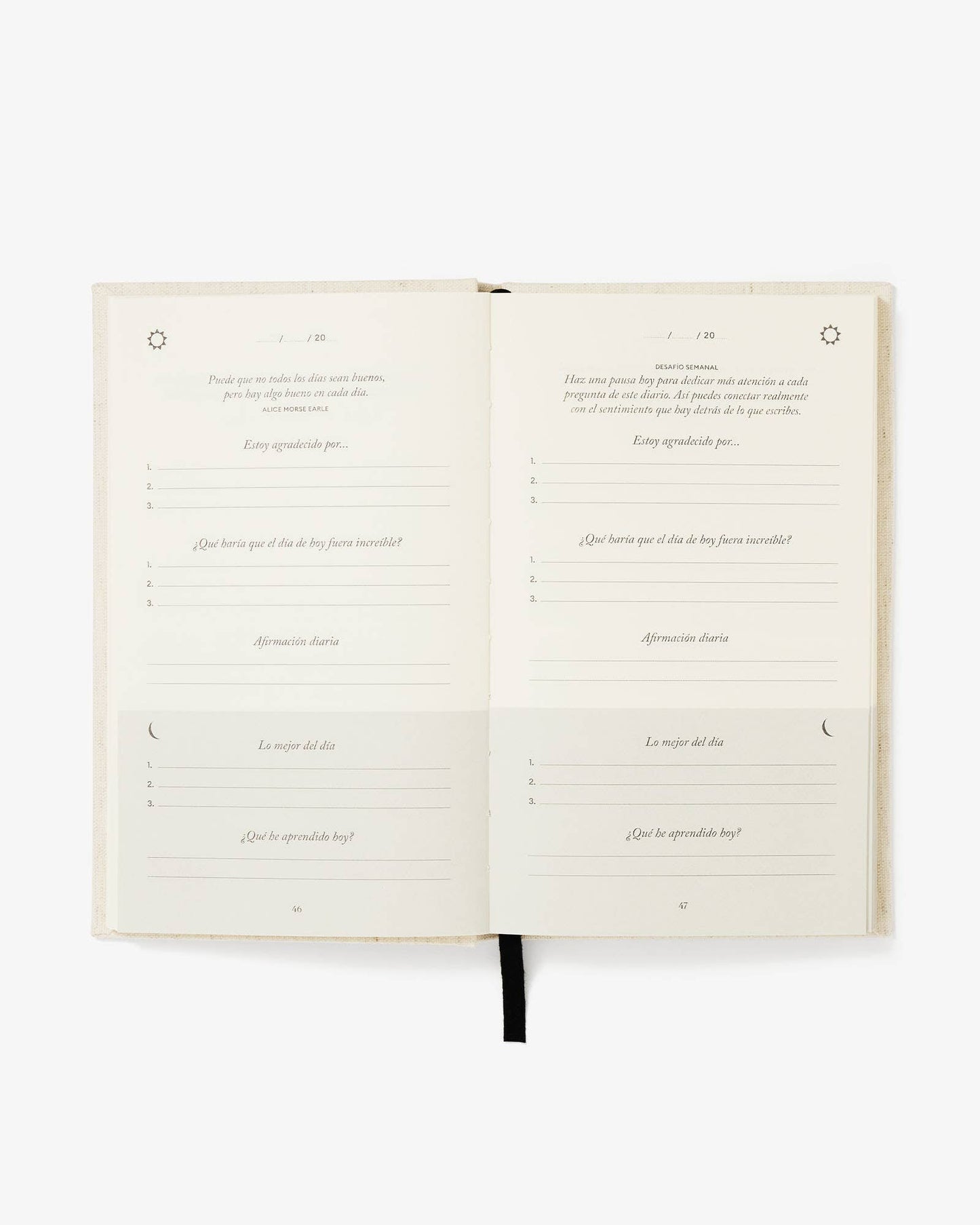 El Diario de cinco minutos - Spanish Five Minute Journal