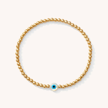 EVIL EYE BEAD BRACELET