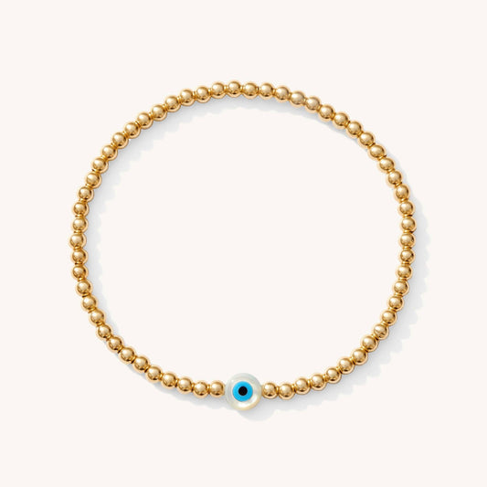EVIL EYE BEAD BRACELET