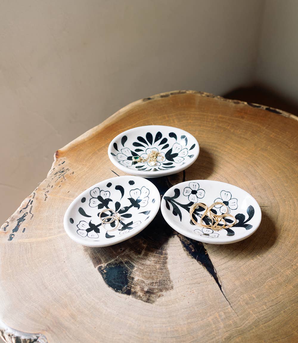 Black & White Mini Dish / Trinket