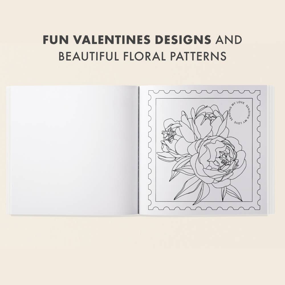 Love In Bloom Coloring Book