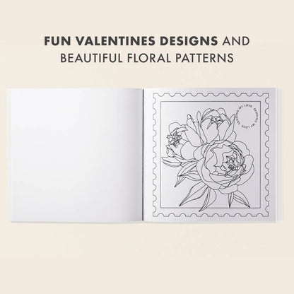 Love In Bloom Coloring Book