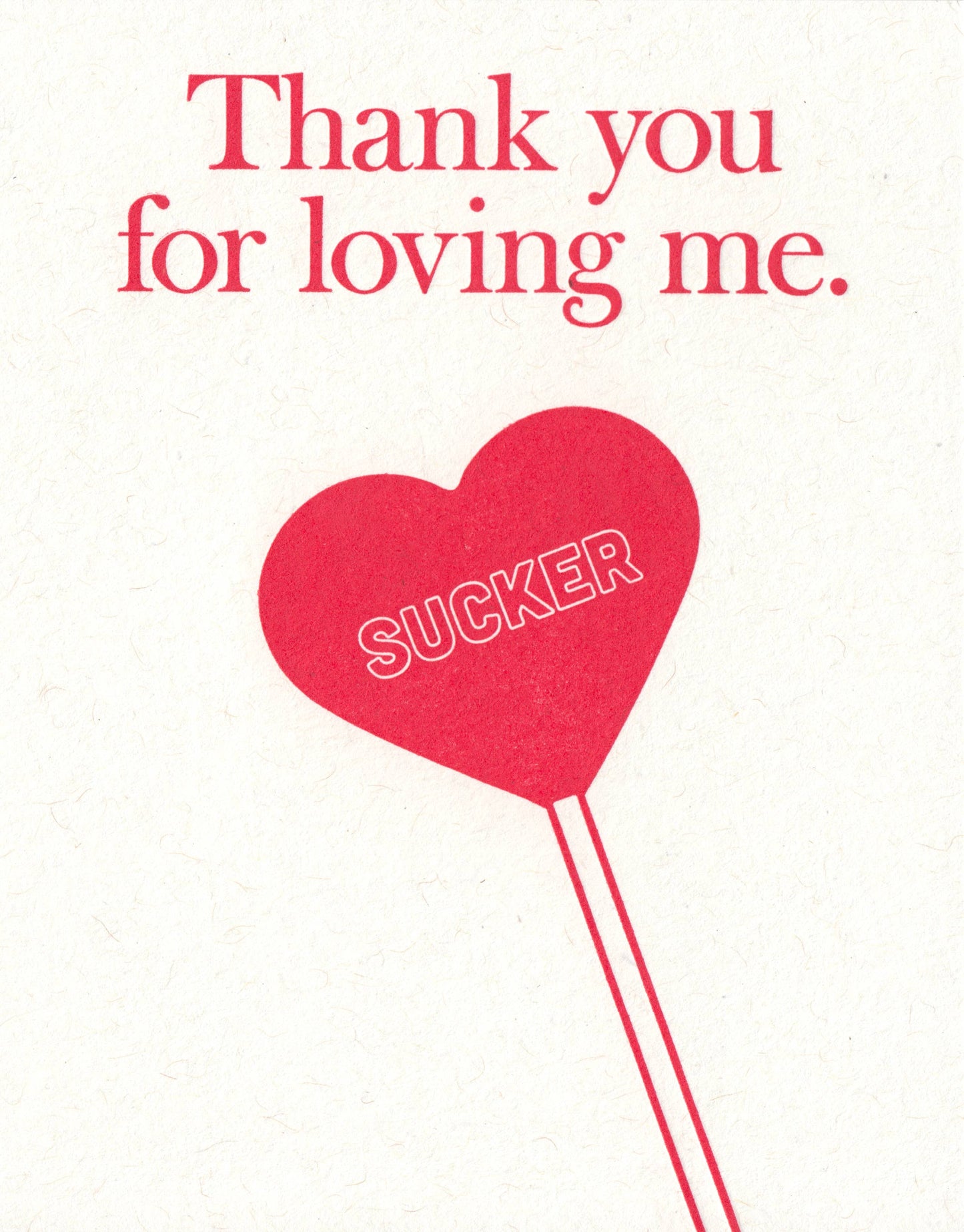 Love Sucker Greeting Card