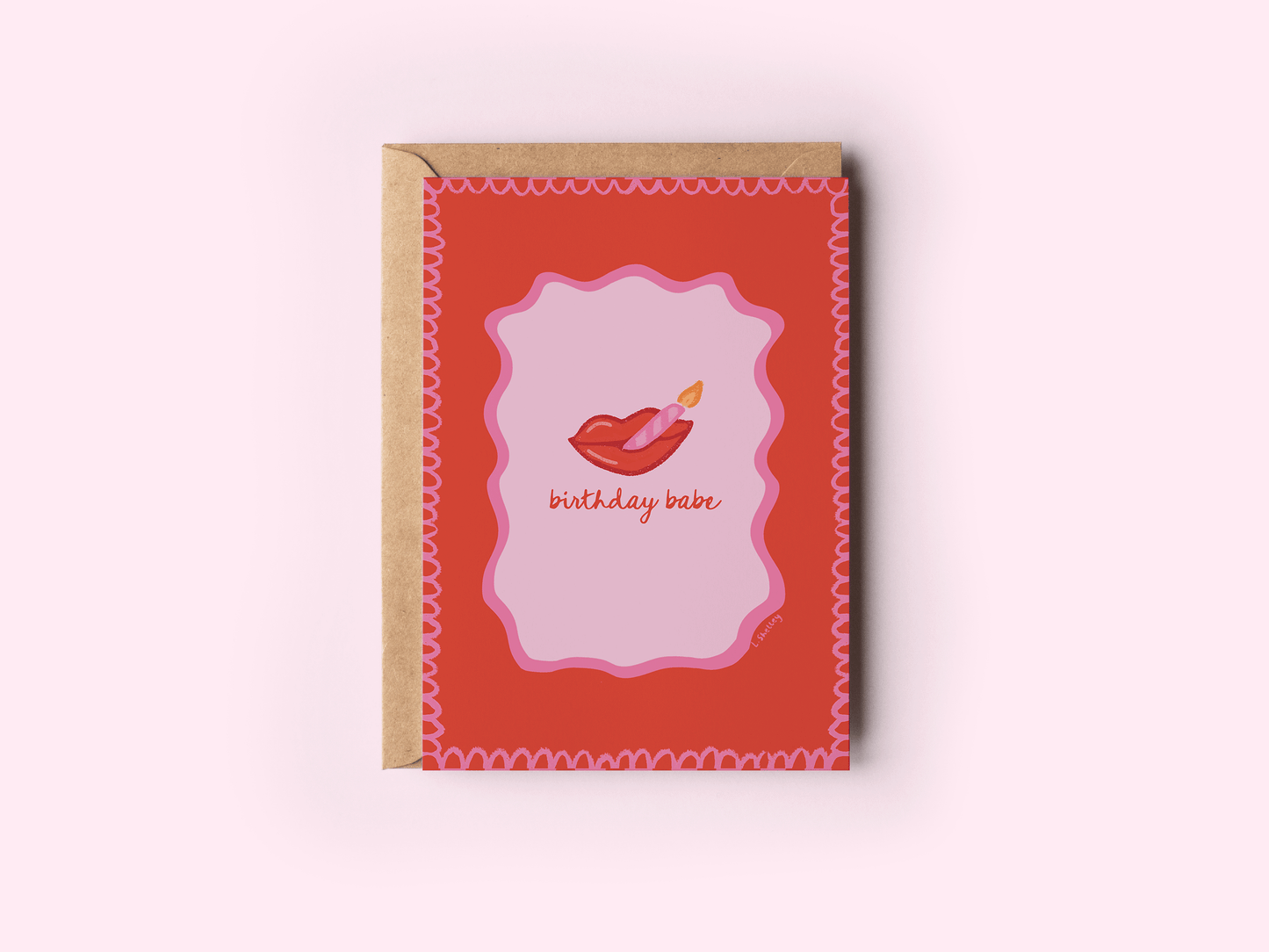 Birthday Babe Greeting Card