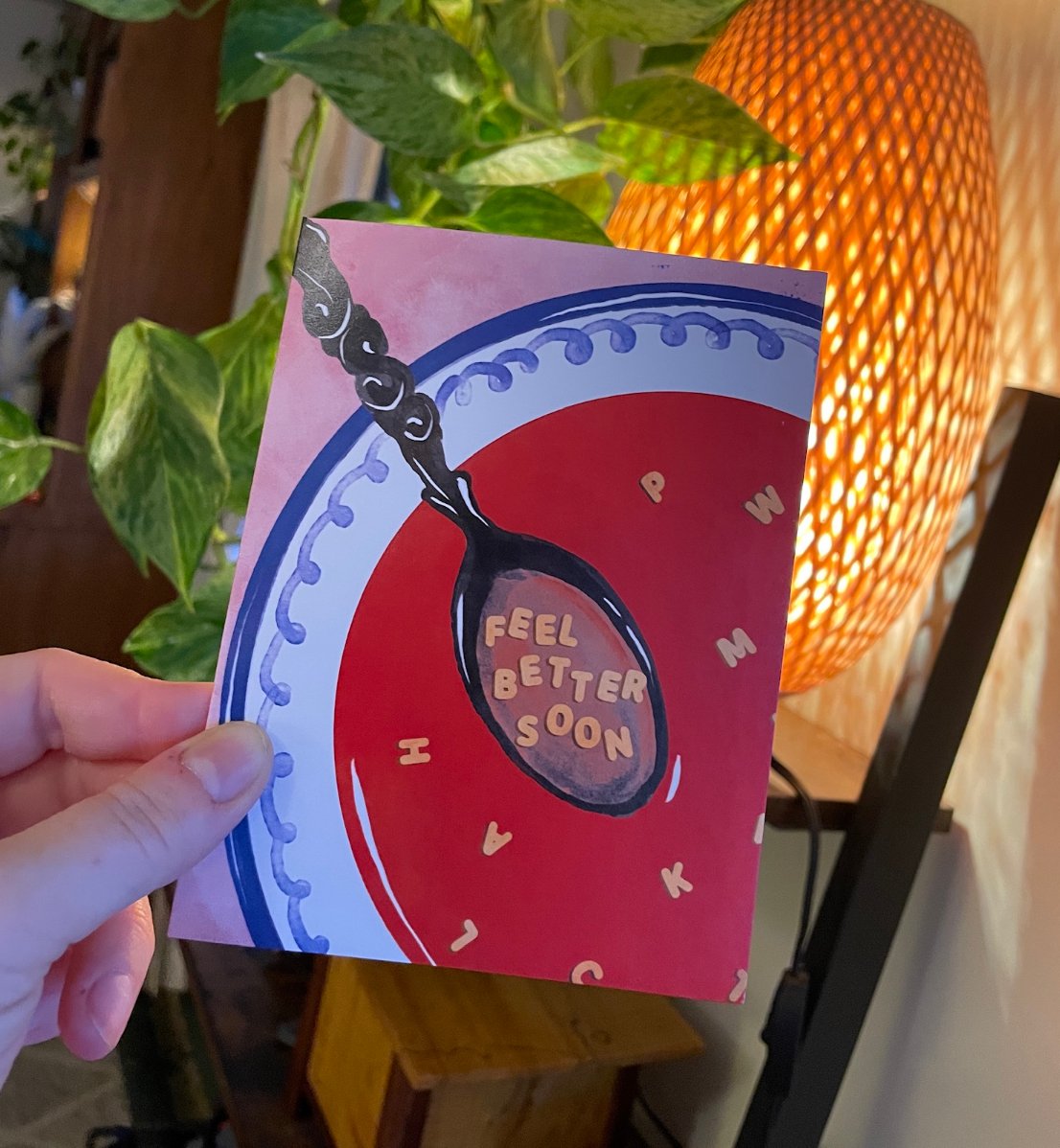 Feel Better Soup Greeting Card