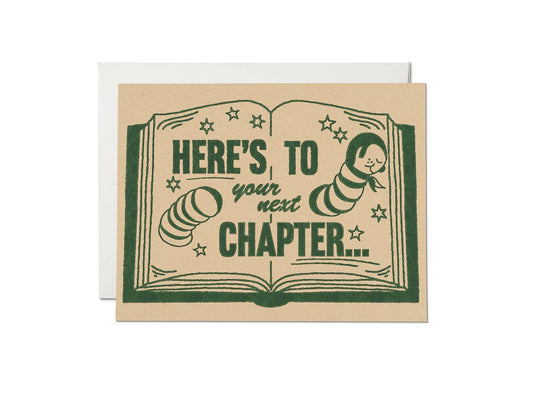 Here's to your next Chapter Card